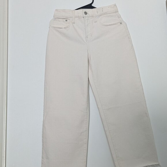 Madewell The Petite Perfect Vintage Wide-Leg Crop Jean in Vintage Canvas 26P - Picture 4 of 8